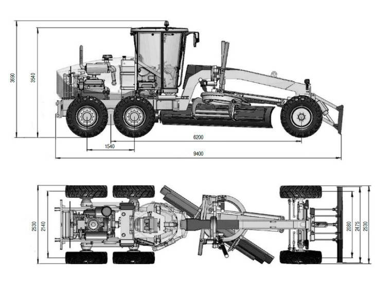 Автогрейдеры дз-122, дз-143 и их технические характеристики