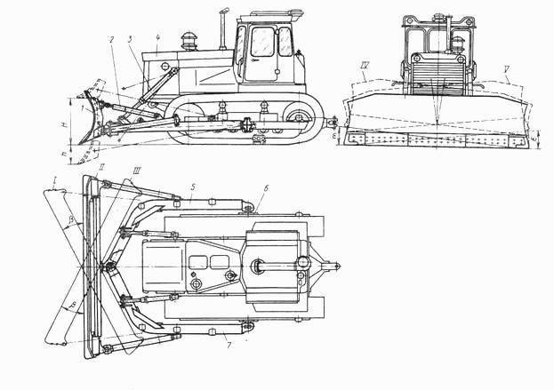 Устройство и технические характеристики гусеничного бульдозера чтз т-170
